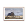 Picture of Wooden Barn in Field  _GroupedProduct_Rectangle_Landscape_Framed_Matted_