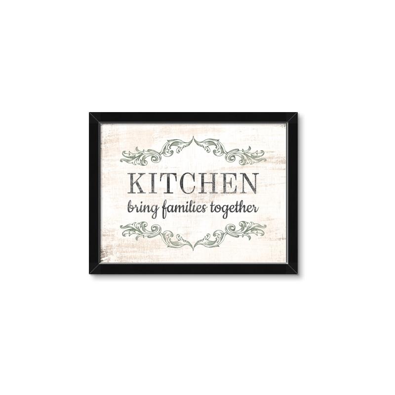 Picture of Kitchen Brings Family Together _GroupedProduct_Rectangle_Landscape_Framed_Matted_