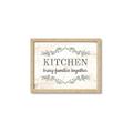 Picture of Kitchen Brings Family Together _GroupedProduct_Rectangle_Landscape_Framed_Matted_