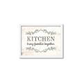 Picture of Kitchen Brings Family Together _GroupedProduct_Rectangle_Landscape_Framed_Matted_