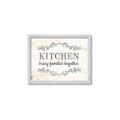 Picture of Kitchen Brings Family Together _GroupedProduct_Rectangle_Landscape_Framed_Matted_