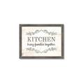 Picture of Kitchen Brings Family Together _GroupedProduct_Rectangle_Landscape_Framed_Matted_