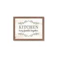 Picture of Kitchen Brings Family Together _GroupedProduct_Rectangle_Landscape_Framed_Matted_