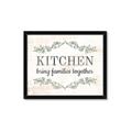 Picture of Kitchen Brings Family Together _GroupedProduct_Rectangle_Landscape_Framed_Matted_