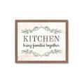 Picture of Kitchen Brings Family Together _GroupedProduct_Rectangle_Landscape_Framed_Matted_