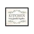 Picture of Kitchen Brings Family Together _GroupedProduct_Rectangle_Landscape_Framed_Matted_