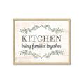 Picture of Kitchen Brings Family Together _GroupedProduct_Rectangle_Landscape_Framed_Matted_