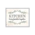Picture of Kitchen Brings Family Together _GroupedProduct_Rectangle_Landscape_Framed_Matted_