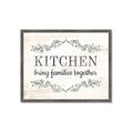 Picture of Kitchen Brings Family Together _GroupedProduct_Rectangle_Landscape_Framed_Matted_