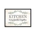 Picture of Kitchen Brings Family Together _GroupedProduct_Rectangle_Landscape_Framed_Matted_