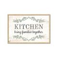 Picture of Kitchen Brings Family Together _GroupedProduct_Rectangle_Landscape_Framed_Matted_