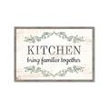 Picture of Kitchen Brings Family Together _GroupedProduct_Rectangle_Landscape_Framed_Matted_