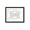 Picture of Kitchen Brings Family Together _GroupedProduct_Rectangle_Landscape_Framed_Matted_