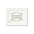 Picture of Kitchen Brings Family Together _GroupedProduct_Rectangle_Landscape_Framed_Matted_