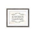 Picture of Kitchen Brings Family Together _GroupedProduct_Rectangle_Landscape_Framed_Matted_