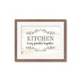 Picture of Kitchen Brings Family Together _GroupedProduct_Rectangle_Landscape_Framed_Matted_
