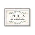 Picture of Kitchen Brings Family Together _GroupedProduct_Rectangle_Landscape_Framed_Matted_