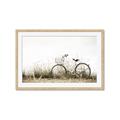 Picture of Leaning Bike  _GroupedProduct_Rectangle_Landscape_Photography _GroupedProduct_Rectangle_Landscape_Framed_Matted_
