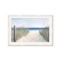 Picture of Grass and Sand  _GroupedProduct_Rectangle_Landscape_Framed_Matted_