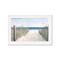 Picture of Grass and Sand  _GroupedProduct_Rectangle_Landscape_Framed_Matted_