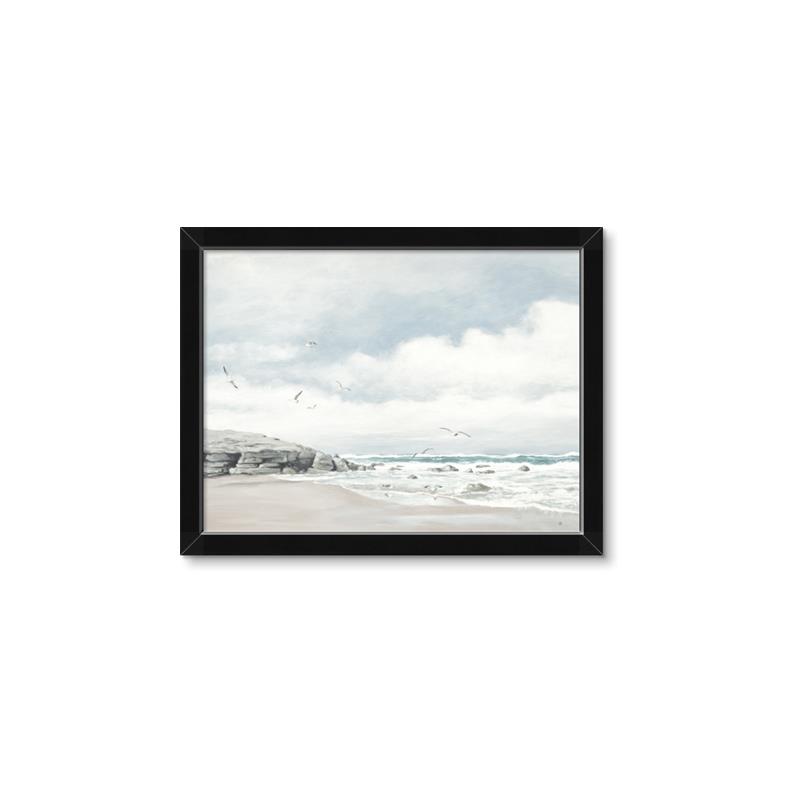 Picture of Birds on beach _GroupedProduct_Rectangle_Landscape_Framed_Matted_