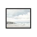 Picture of Birds on beach _GroupedProduct_Rectangle_Landscape_Framed_Matted_