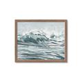Picture of Wave in water _GroupedProduct_Rectangle_Landscape_Framed_Matted_