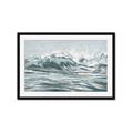 Picture of Wave in water _GroupedProduct_Rectangle_Landscape_Framed_Matted_