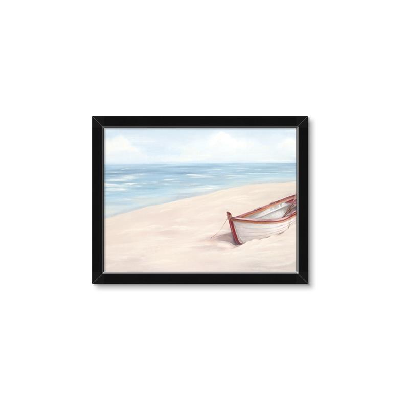 Picture of Boat in the Sand _GroupedProduct_Rectangle_Landscape_Framed_Matted_