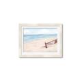 Picture of Boat in the Sand _GroupedProduct_Rectangle_Landscape_Framed_Matted_