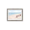 Picture of Boat in the Sand _GroupedProduct_Rectangle_Landscape_Framed_Matted_