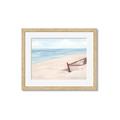 Picture of Boat in the Sand _GroupedProduct_Rectangle_Landscape_Framed_Matted_