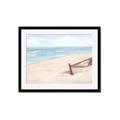 Picture of Boat in the Sand _GroupedProduct_Rectangle_Landscape_Framed_Matted_