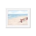 Picture of Boat in the Sand _GroupedProduct_Rectangle_Landscape_Framed_Matted_