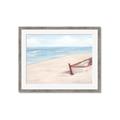 Picture of Boat in the Sand _GroupedProduct_Rectangle_Landscape_Framed_Matted_