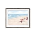 Picture of Boat in the Sand _GroupedProduct_Rectangle_Landscape_Framed_Matted_