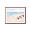 Picture of Boat in the Sand _GroupedProduct_Rectangle_Landscape_Framed_Matted_