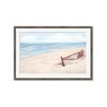 Picture of Boat in the Sand _GroupedProduct_Rectangle_Landscape_Framed_Matted_