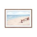 Picture of Boat in the Sand _GroupedProduct_Rectangle_Landscape_Framed_Matted_