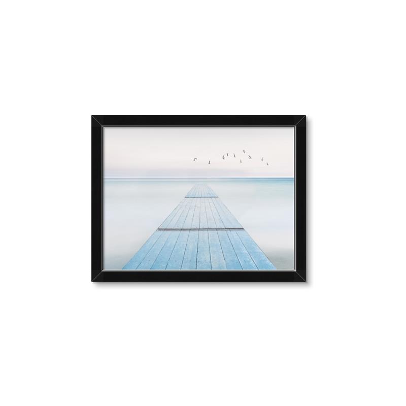 Picture of Bridge with birds _GroupedProduct_Rectangle_Landscape_Framed_Matted_