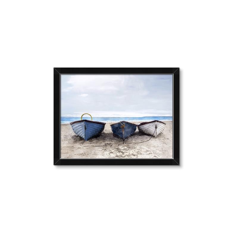 Picture of Beached Boats _GroupedProduct_Rectangle_Landscape_Framed_Matted_