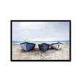 Picture of Beached Boats _GroupedProduct_Rectangle_Landscape_Framed_Matted_