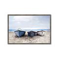 Picture of Beached Boats _GroupedProduct_Rectangle_Landscape_Framed_Matted_