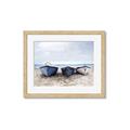 Picture of Beached Boats _GroupedProduct_Rectangle_Landscape_Framed_Matted_