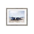 Picture of Beached Boats _GroupedProduct_Rectangle_Landscape_Framed_Matted_