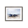 Picture of Beached Boats _GroupedProduct_Rectangle_Landscape_Framed_Matted_