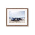 Picture of Beached Boats _GroupedProduct_Rectangle_Landscape_Framed_Matted_