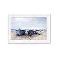 Picture of Beached Boats _GroupedProduct_Rectangle_Landscape_Framed_Matted_
