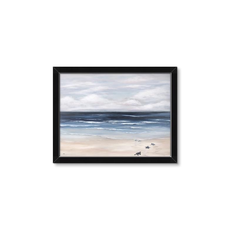 Picture of Turtle on the Shore _GroupedProduct_Rectangle_Landscape_Framed_Matted_