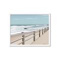 Picture of Beach Fence _GroupedProduct_Rectangle_Landscape_Photography _GroupedProduct_Rectangle_Landscape_Framed_Matted_